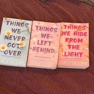 Lucy Score Book Set - Blue, Pink, and Cream Covers